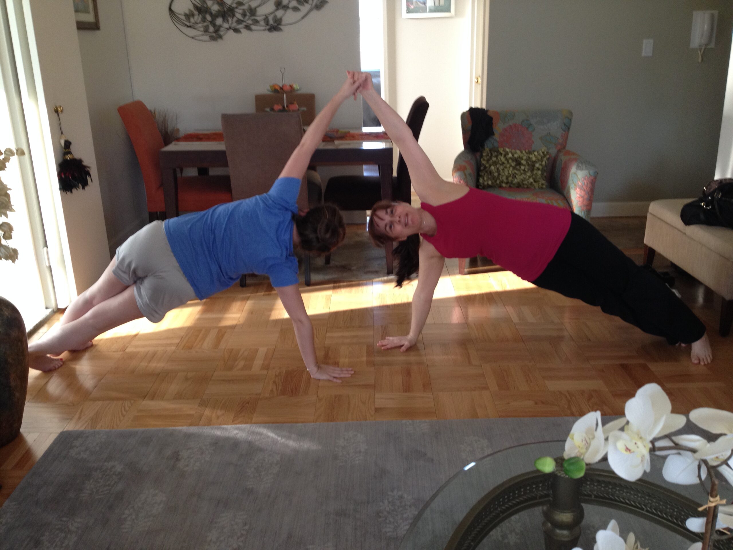 yoga strength with a partner