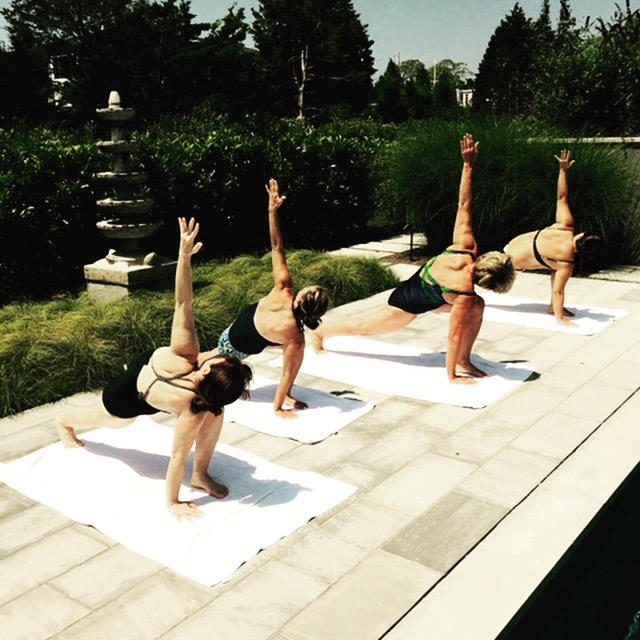 yoga outdoors
